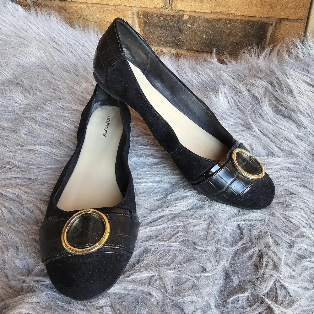 Liz Claiborne Black Ballet Flat